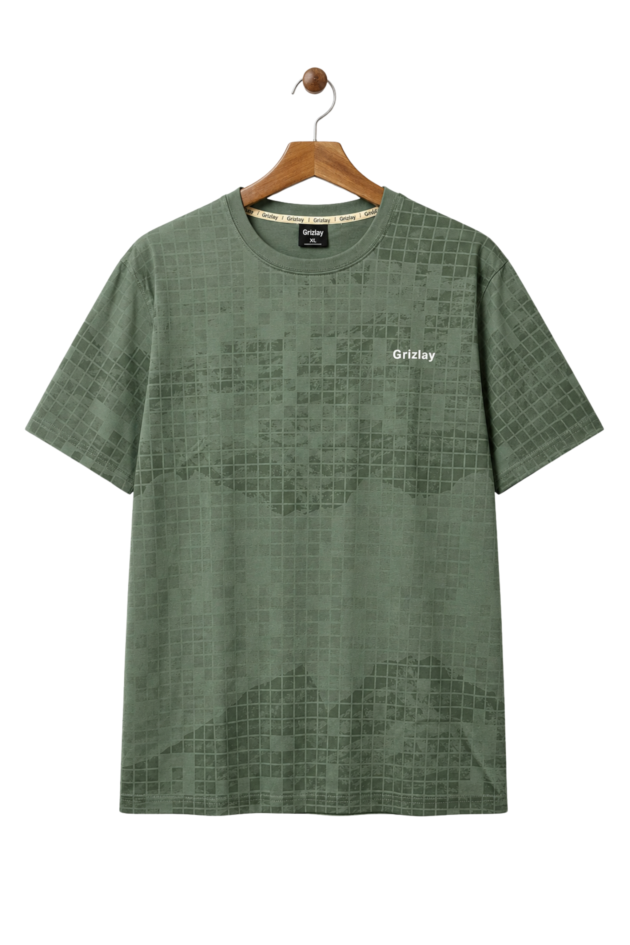 GRIZLAY Urban Terrain Tee – Olive Green