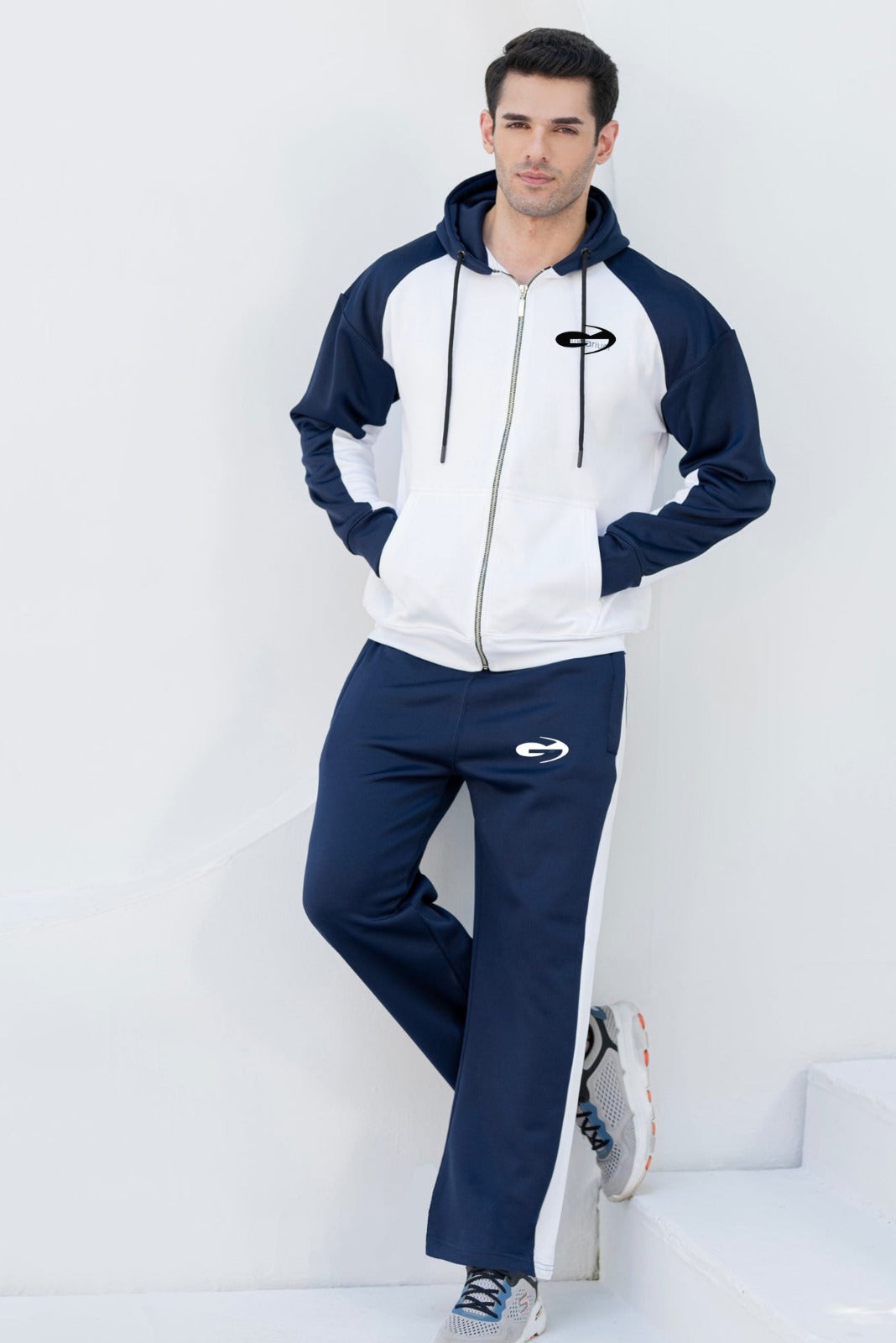 Legacy - Navy/White Oversized Tracksuit
Regular price